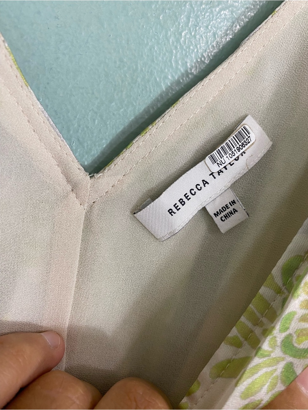 Rebecca Taylor Astera Fluer Dress Green Small - Picture 4 of 7